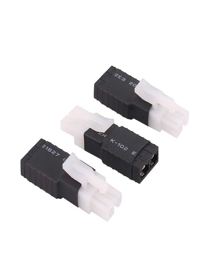 OliRC 3pcs Compatible with TRX Style Female to plug for Big Tamiya Male Connector Adapter(C64-3) - Image 1